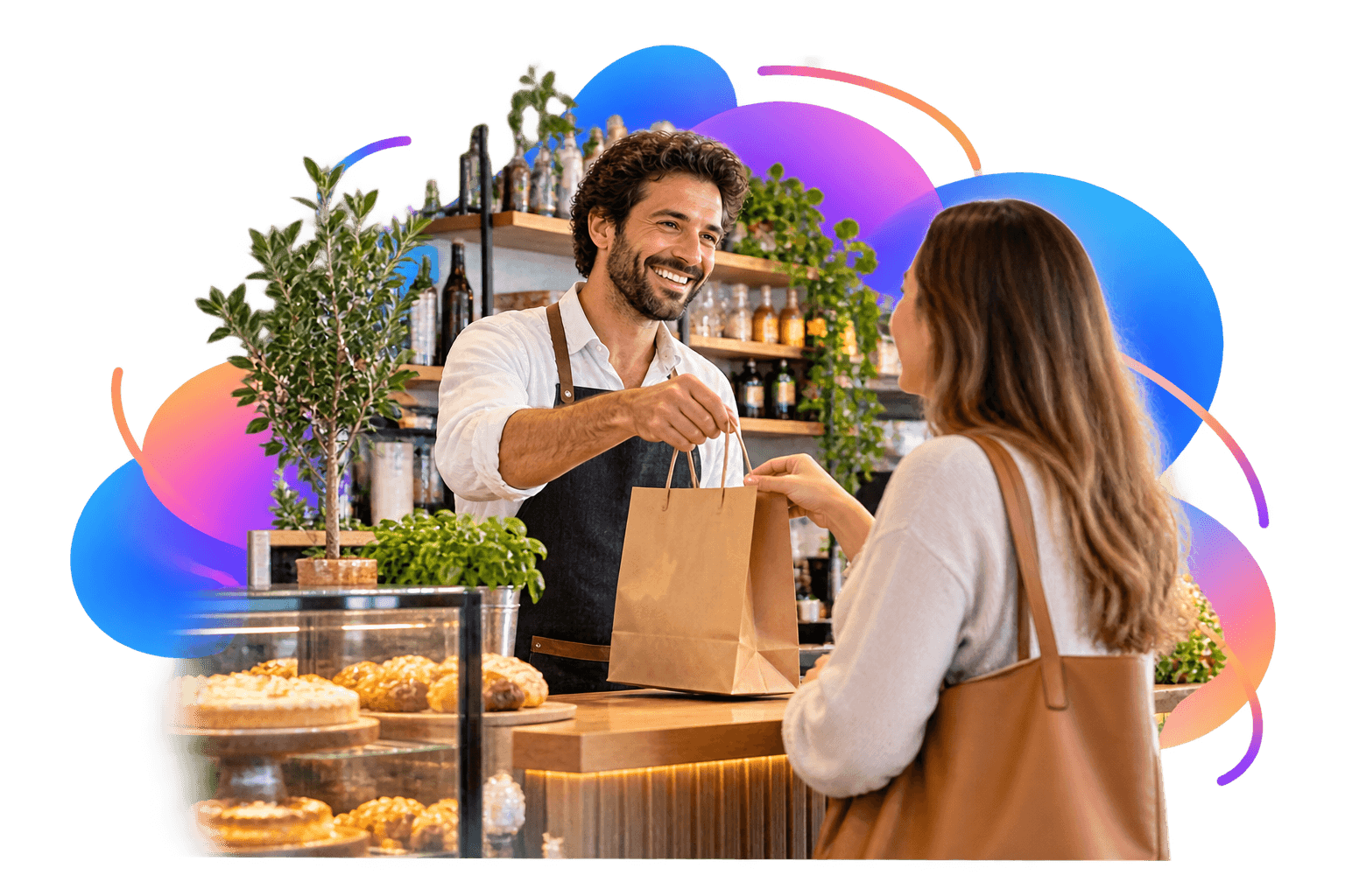 Professionista che utilizza strumenti digitali per la propria attività